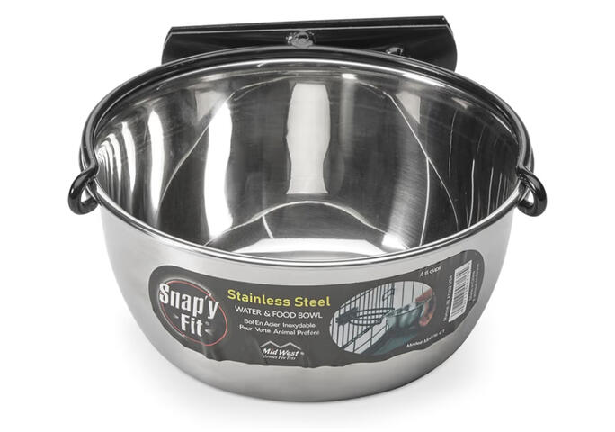 Crate water bowl for hydrated dogs