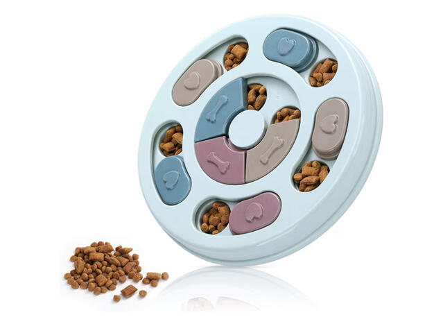 Easier dog puzzle toy for enrichment